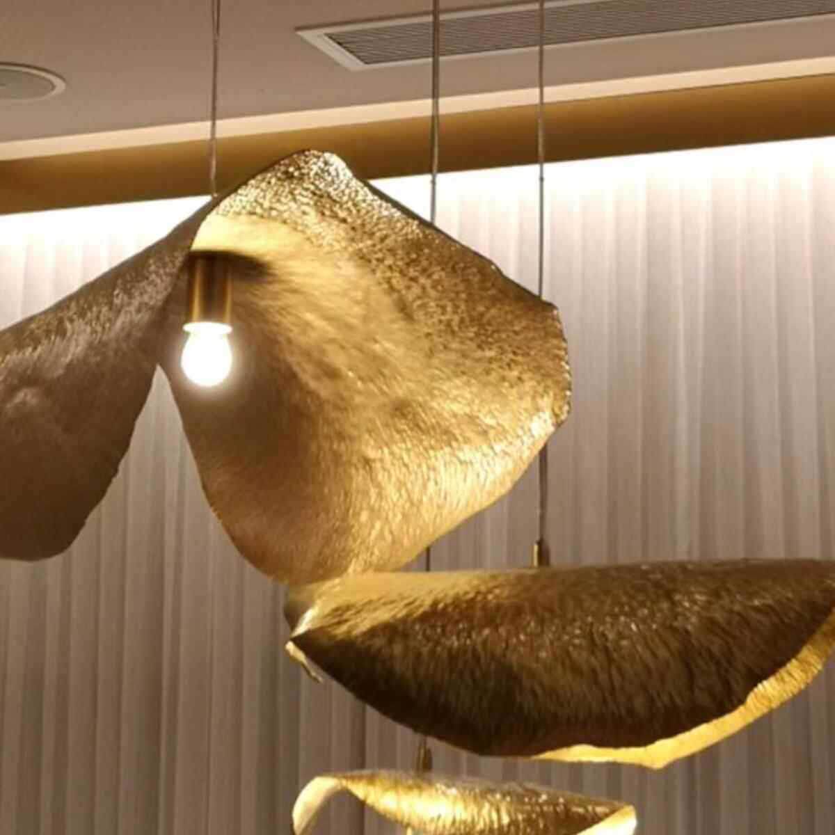 中山工厂极简中山工厂直销艺术全铜餐厅吊灯客厅卧室酒店民宿服装