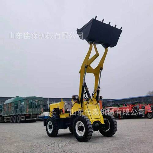 建筑工地工程用抓草抓木机铲车装载机 铁路隧道四驱装载机叉装机