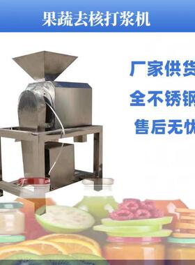 不锈钢红枣打泥机 工业菠萝木瓜去籽打浆机 果酱果泥加工机械