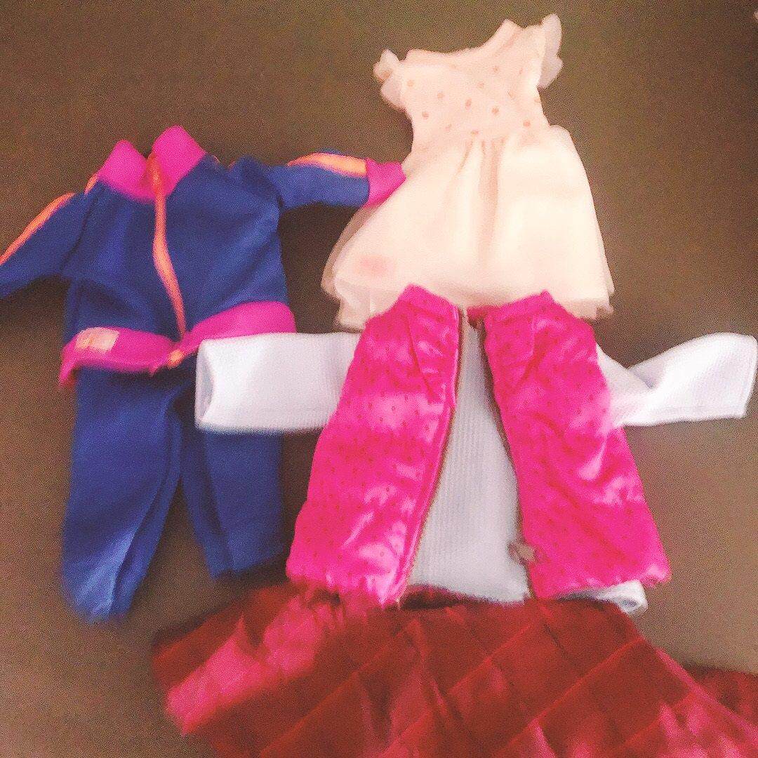 打扮洋娃娃OG娃娃换装衣服牛仔背带裤芭蕾舞裙运动服套装18寸