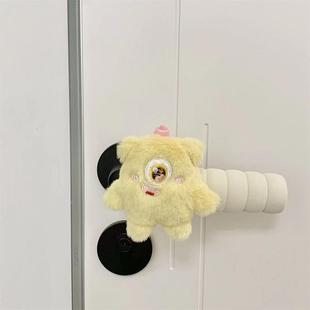 饰门把保护套 防静电可爱卡通小怪兽门把手套防撞防磕碰卧室门装