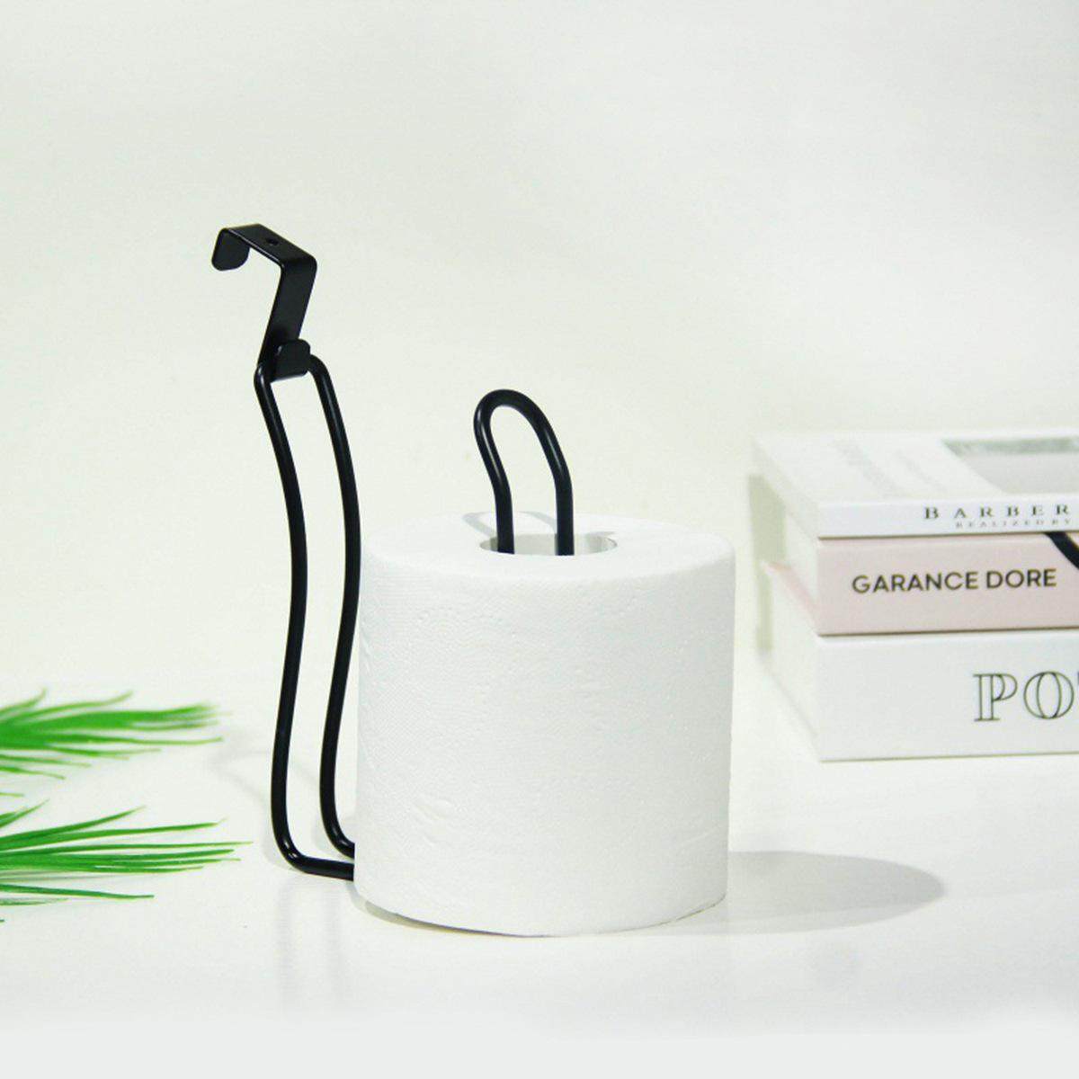 不锈钢马桶卫生纸架创意卷纸收纳架置物架卫生间壁挂挂钩子纸巾架