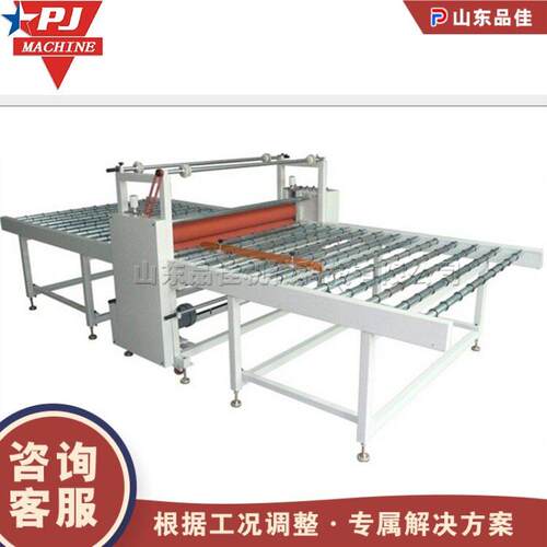亚克力板覆膜机双面铝基板加温贴膜机卷对卷收料覆膜设备