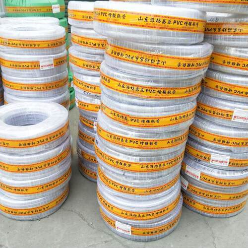 现货速发PVC纤维增强软管 PVC透明软管园林浇花水管工程用蛇皮管