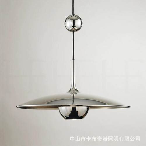 餐厅灯现代简约创意飞碟北欧铁艺设计师橱窗吧台客厅轻奢卧室吊灯