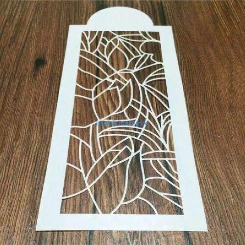 C6UC 10 Pcs Cake Decorating Stencils Cookie Wedding Cake