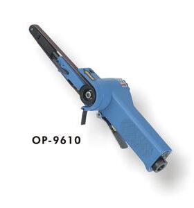 供应气动砂带机OP-9610气动砂布环带机10*330宏斌气动工具