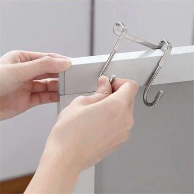 304 Stainless Steel Hook Free Punching Double S-Shape Hook