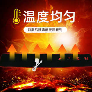 批发 保暖发热腰部按摩器腰椎间盘突出 电加热护腰 暖宫热敷腰带