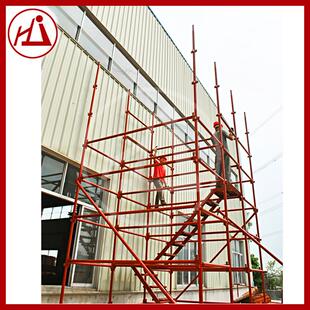 厂家中铁一局桥梁施工香蕉式脚手架爬梯基坑建筑脚手架稳固