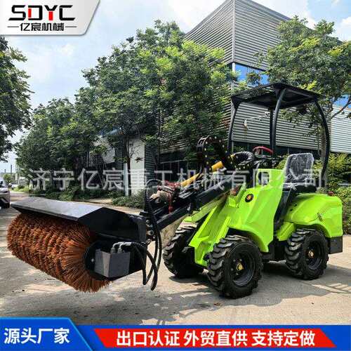 外贸轮式装载机小型工地程机械搬运车多功能农用养殖场清粪小铲车