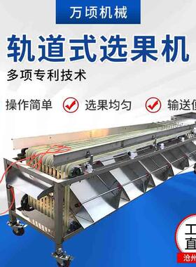 万顷隆牌杨梅分选设备轨道式杨梅分选机分选均匀