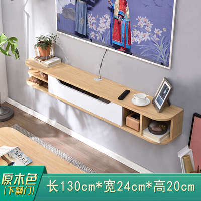 壁挂客厅简易墙电视柜柜现代悬挂窄柜北欧小户型式卧室简约超实木