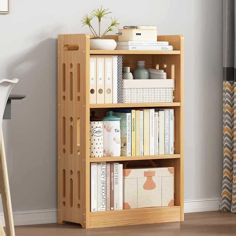 实物木书童架置架落地客厅卧室公儿阅读LMS收纳架子办室多层简易