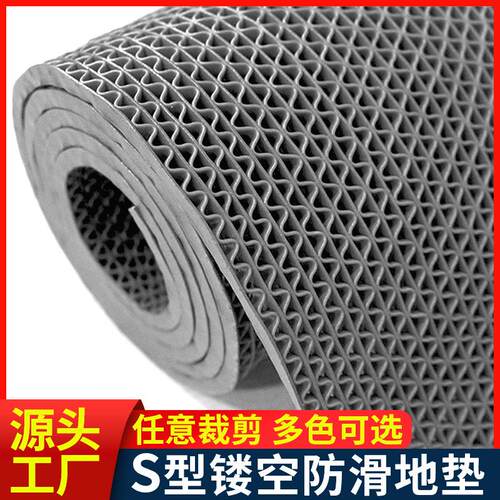 防滑地垫浴室厕所厨房卫生间防水防滑垫商用室外塑料pvc镂空地毯