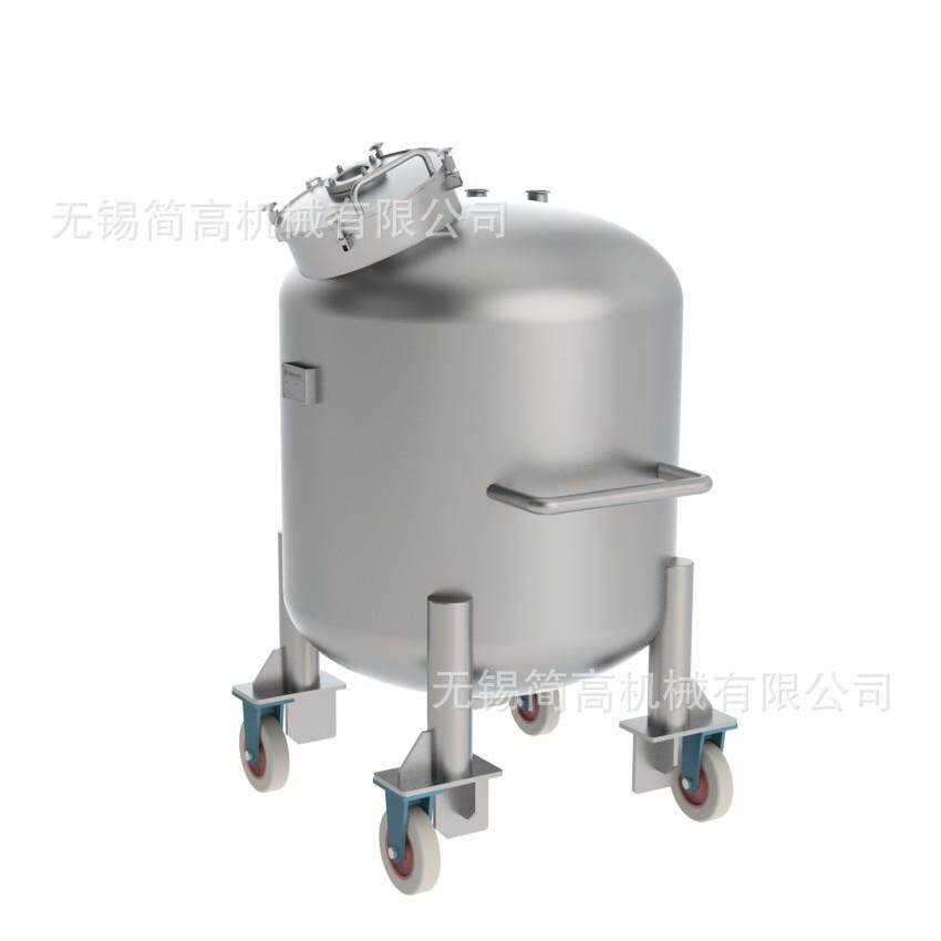 山东650L304不锈钢储罐可移动立式储罐不锈钢搅拌发酵罐