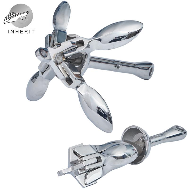 伞形锚316不锈钢0.7~6kg 船舶配件折叠锚 游艇皮划艇五金船锚