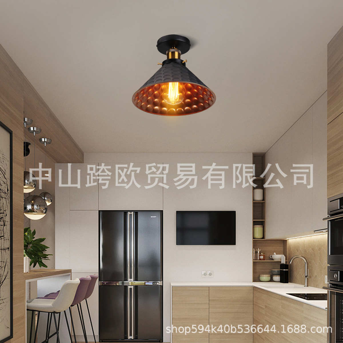 新款蜂窝吸顶灯室内客厅走廊过道灯酒吧台咖啡厅餐厅led吸顶灯