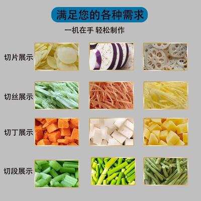 厂家供双头菜机根茎球直茎类切丝切段多功能切片机切 菜机RXM商切