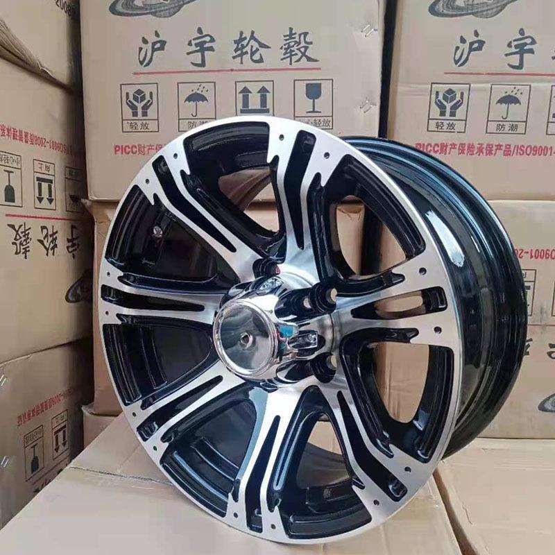 沪宇厂家 14寸5*114.3挂车轮毂 铝合金车轮 载重房车拖车轮毂铝轮