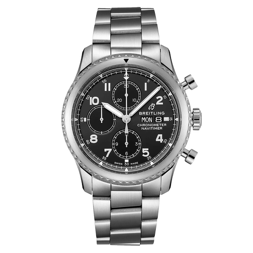 未使用[9.9新]百年灵传奇航空系列自动机械手表男A13314101B1A1