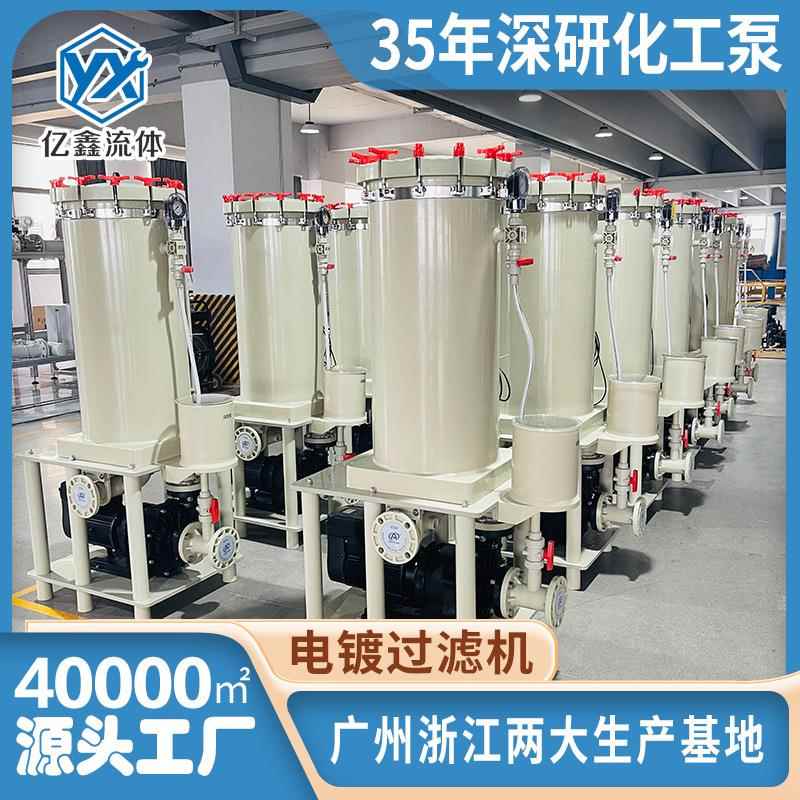 亿鑫厂家直销电镀过滤机耐酸碱高精密工业药液水处理滤芯滤袋式