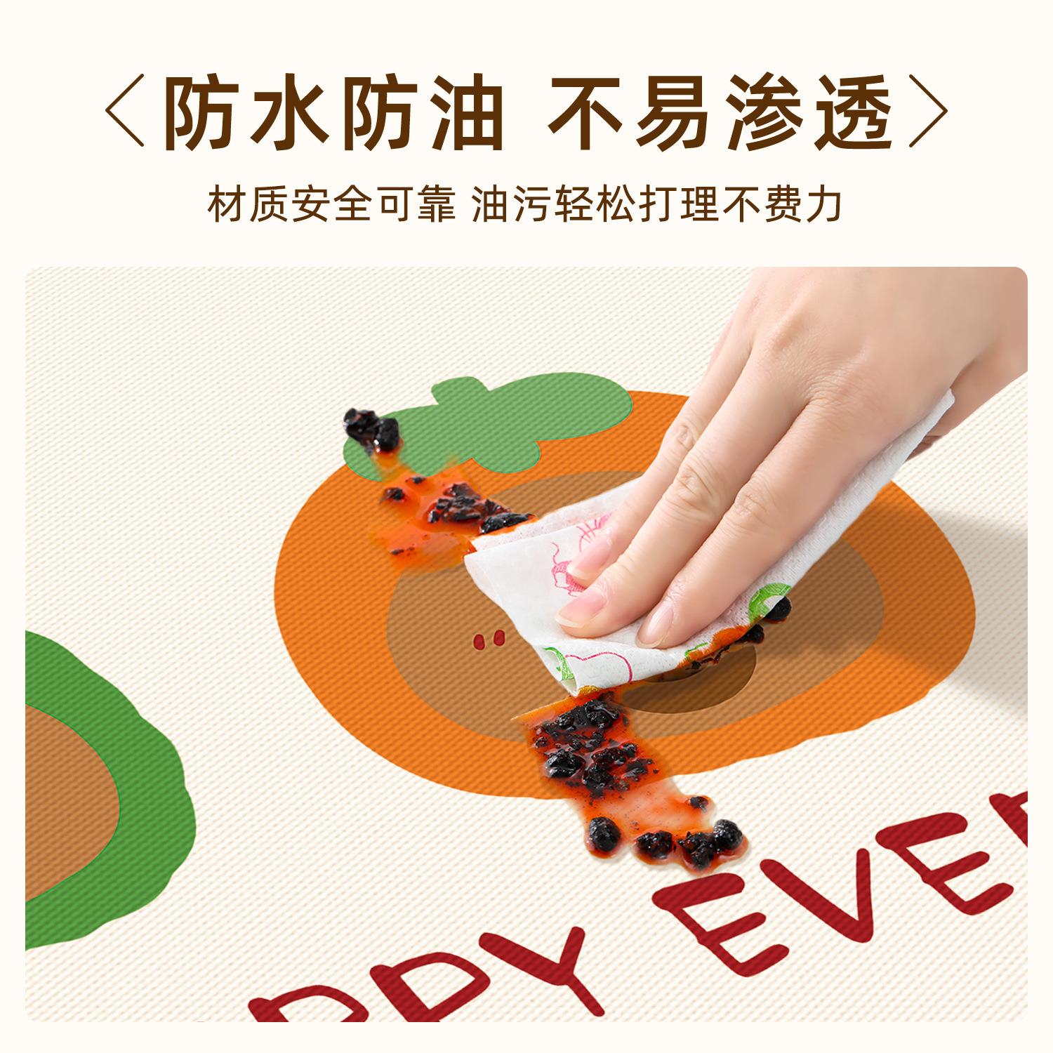 多巴胺桌布防水防油免洗防烫长20241222形餐布轻奢高级桌感202方