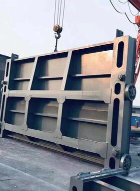 平面定轮钢制闸门 进水气动铸铁调节堰门