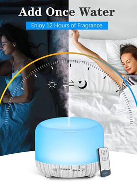 500ML Aromatherapy Oil Diffuser, Auto Shut Off (When Water R