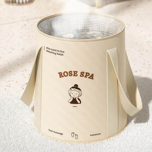Foldable Foot Soaking Bag with Insulated Steaming Function,