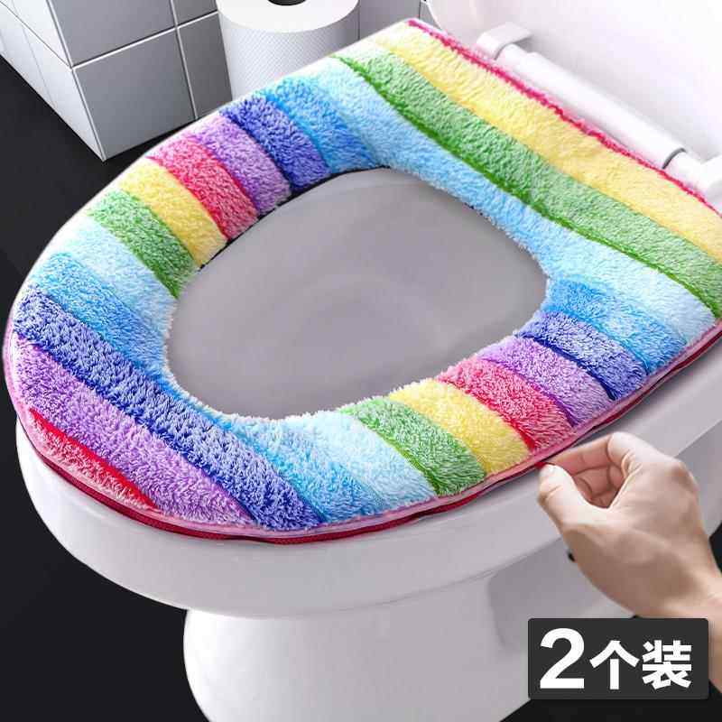马桶坐垫圈盖毛绒坐便套器座便套家用厕所秋冬季四季通用防水加厚,家庭/个人清洁工具,马桶套/马桶座圈,淘宝优惠券,粉丝福利购,淘宝优惠卷