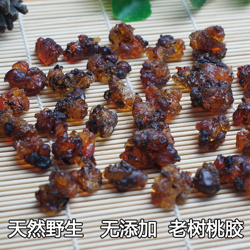 天然老桃胶500g家姐煮妇桃树胶 一斤装传统滋补养生桃胶农产品