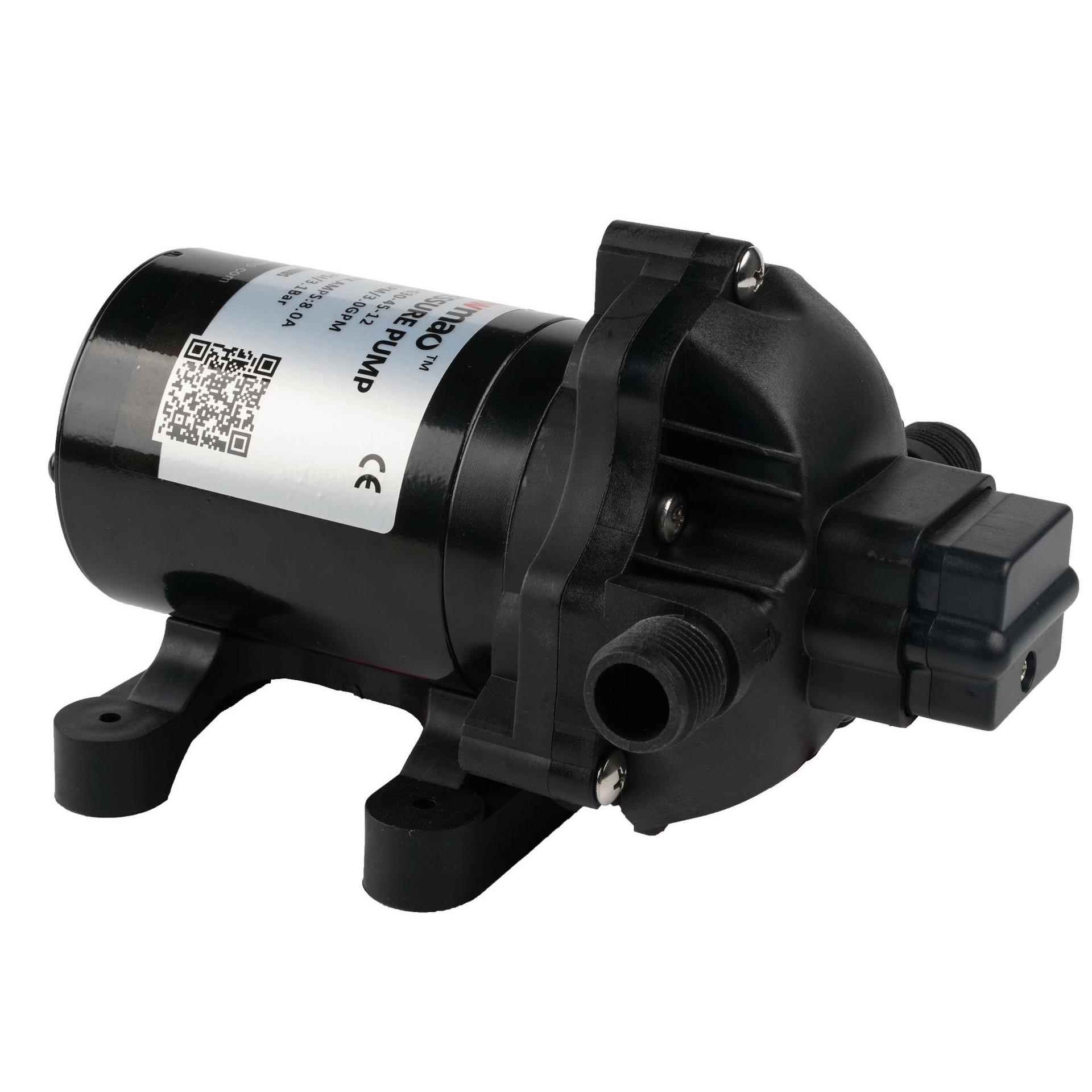 隔膜泵短款自吸泵电动抽水泵房车游艇水泵增压泵跨境12V/24V