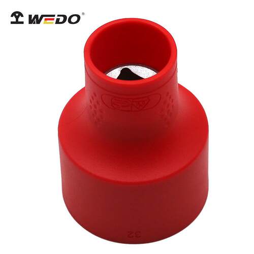 WEDO 维度绝缘注塑3/8方套筒头IN535新能源VDE绝缘套筒头电工专用