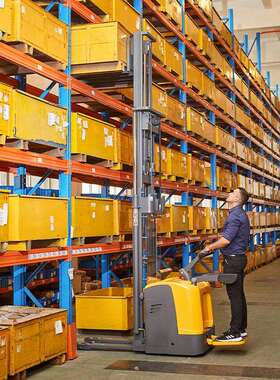 西林电动叉车 CDD15R-EN行走式电动堆垛车 1.5吨全电动堆高叉车