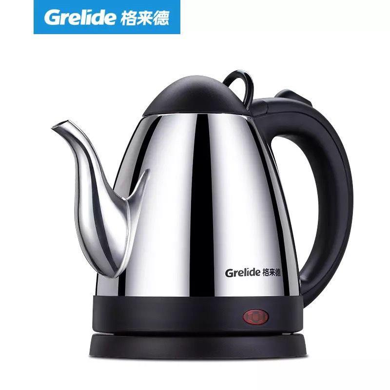 Grelide 格来德 WKF-826B长嘴电热水壶304不锈钢0.8升泡茶煮水壶