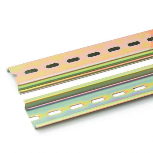 国标1.0厚C45导轨断路器端子排继电器DZ47电气卡轨TH35mm铝U型厚