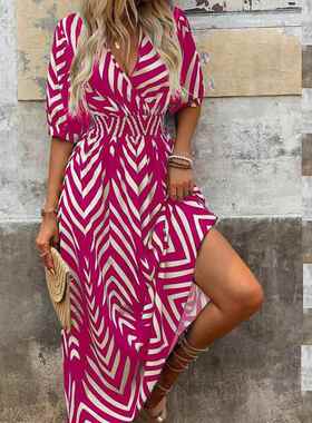 Women's Dress, Womenswear Boho Bohemian Fashion Casual