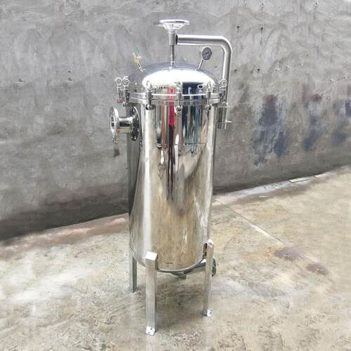 温州源头厂家直供304或316L不锈钢60-90吨/时3袋2号机袋式过滤器