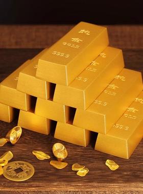 采购产品金条饰品，金锭，沙子，黄金，幸运宝，实心假金砖，金块