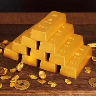 采购产品金条饰品，金锭，沙子，黄金，幸运宝，实心假金砖，金块