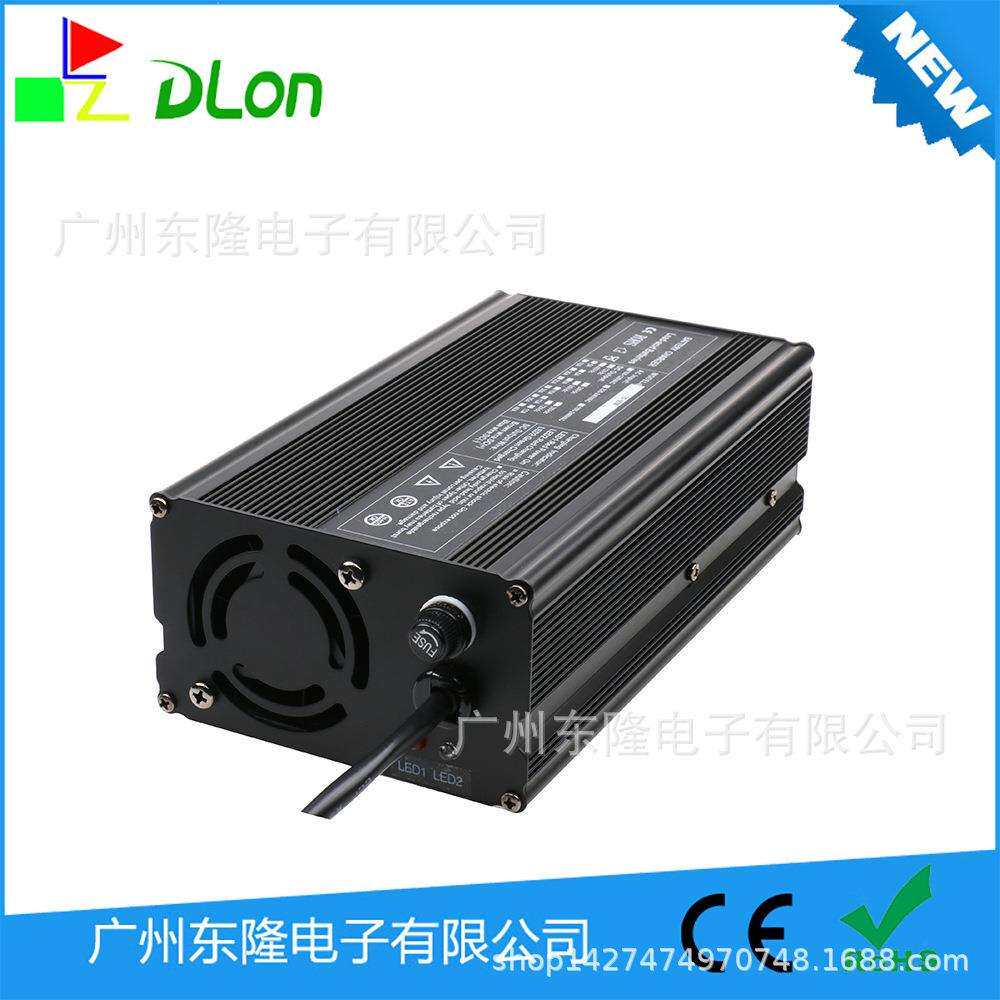 DL-600W充电器36V12A电动升降机电动升降平台铝壳充电器.接头可选