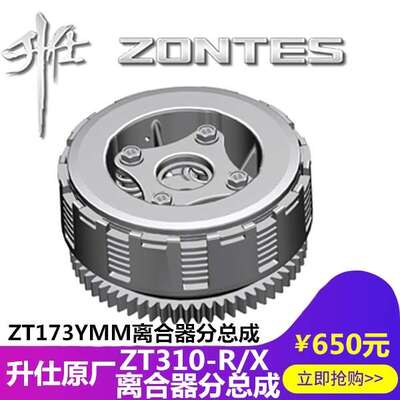 升仕原厂改装配件ZT250-S/RZT310-R/X/T/V滑动离合器摩擦片分总成