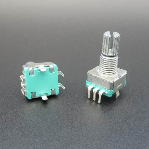 EC11编码器带按压开关旋转脉冲增量型音响数字电位器生产厂家