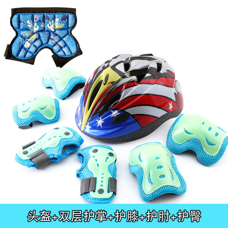 轮滑护臀垫儿童溜冰护屁股护具滑冰专业装备旱冰鞋全套屁股防摔裤