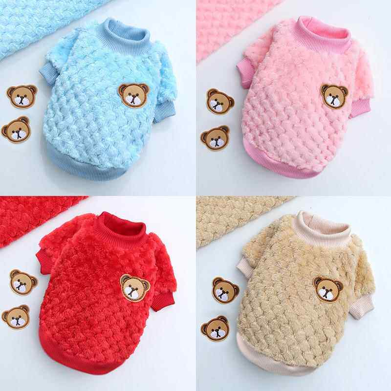 秋冬新款保暖加厚大小泰迪法斗宠物狗狗猫咪衣服用品厂家
