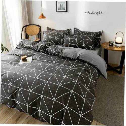 4pc bedsheet set flat sheet student bed cover single/double