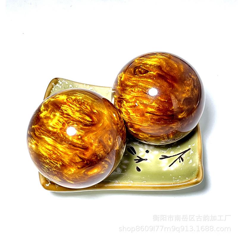 二代金丝海柳手球 男女活动球把玩球 一手手把件