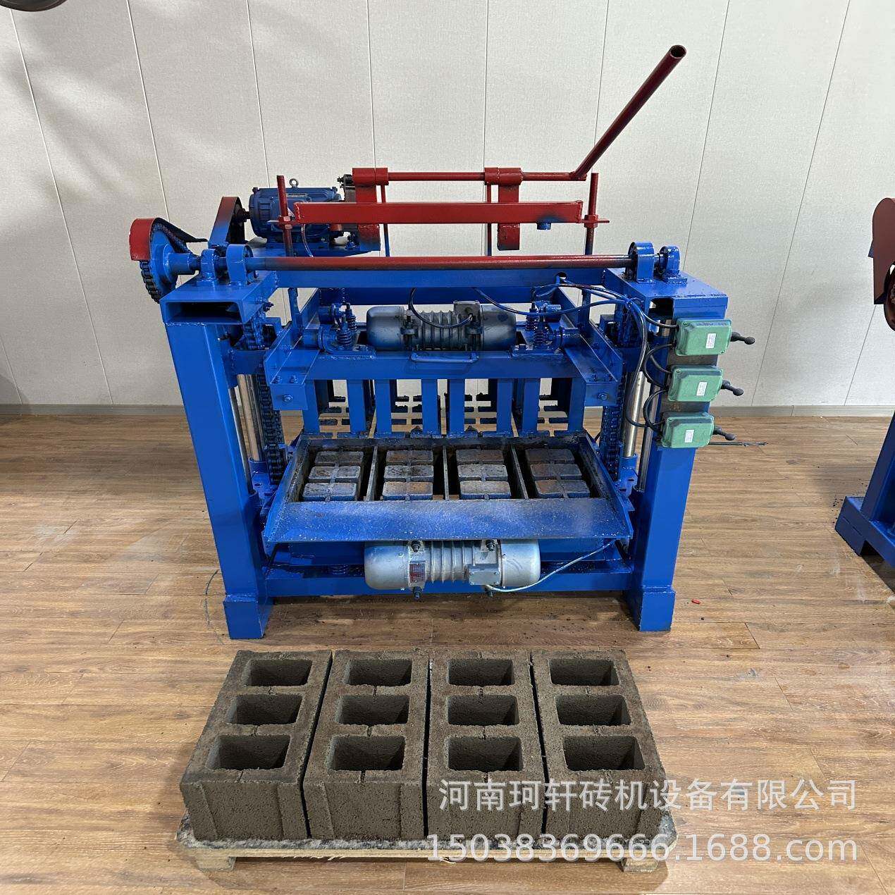 机械厂家制作4-35A水泥空心制砖机混凝土砌块砖机免烧砖机工厂价