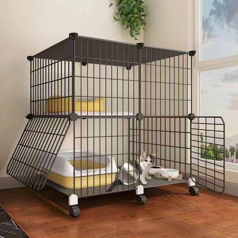 猫笼子家用室内不占地猫咪专用别墅小户型两层双层猫空笼猫屋猫舍